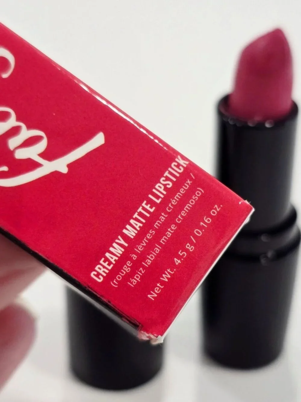 Folly Fire ✦ Sunset Blvd Creamy Matte Lipstick ✦ Vibrant Pink Full-Coverage NWT